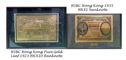 Two collectible Hsbc Hong Kong Banknotes image 1