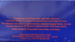 Vintage Avon Brass Razor image 4