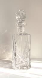 Vintage crystal decanter image 1