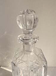 Vintage crystal decanter image 2