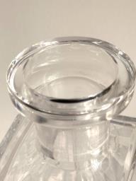 Vintage crystal decanters pair 2 pcs image 5