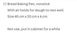 Bread Baking Pan nonstick image 2