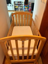 Baby Cot - Free Mattress image 1