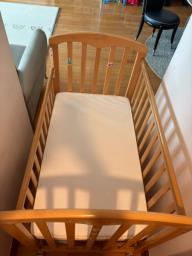 Baby Cot - Free Mattress image 3
