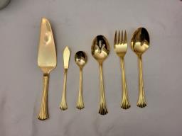 Gold-plated Flatware Set image 7
