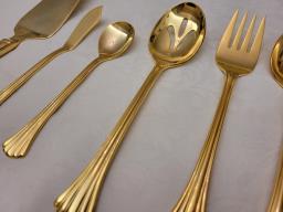 Gold-plated Flatware Set image 8