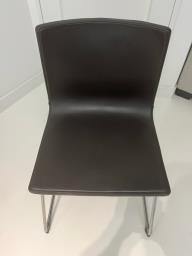 8 Ikea Bernhard Leather Chairs image 1