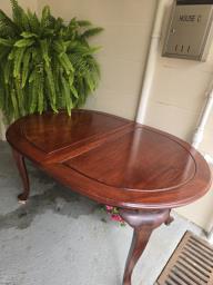 Antique Rosewood table  7 chairs image 1