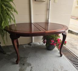 Antique Rosewood table  7 chairs image 4