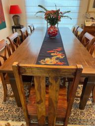 Beautiful Dining Table and 10 Chairs image 2