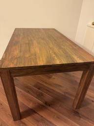 Beautiful pure wood table 150cm90cm image 1