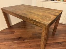 Beautiful pure wood table 150cm90cm image 2