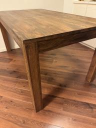 Beautiful pure wood table 150cm90cm image 3
