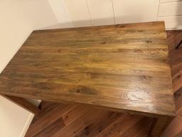 Beautiful pure wood table 150cm90cm image 4