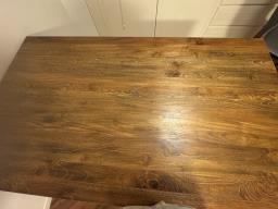 Beautiful pure wood table 150cm90cm image 5