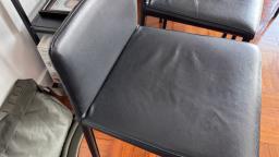 Black learher chairs 300 each image 2