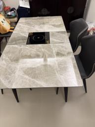 Dining table with 4 chairs image 1