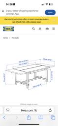Extendable dining table image 3