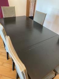 Free Ikea dinning table 6 chairs image 1