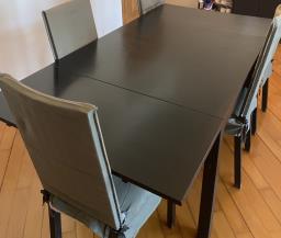 Free Ikea dinning table 6 chairs image 3