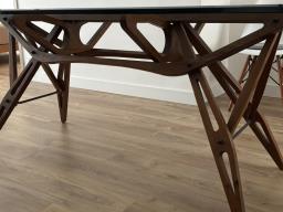 Glass Top Dining Table with 6 chairs image 6