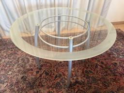 Glass-topped dining table  4 chairs image 4