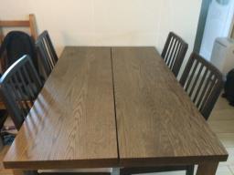 Ikea dining table and chairs image 1