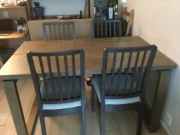 Ikea dining table and chairs image 2