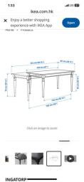 Ikea Extendable Table image 3