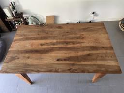 Indonesian solid teak dining table image 1