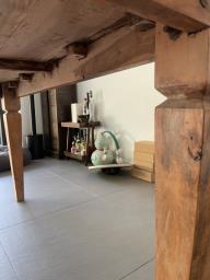 Indonesian solid teak dining table image 5