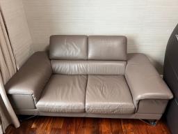 Leather Sofa great condition image 1