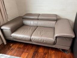 Leather Sofa great condition image 2