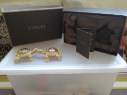 Lobjet golden salt and pepper shakers image 4