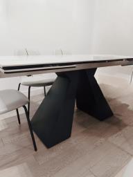 Modern Slate Dining Table with 6 Chairs image 3