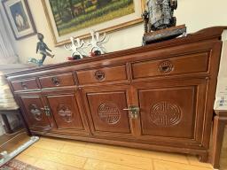 Rosewood Buffet Cabinet image 1