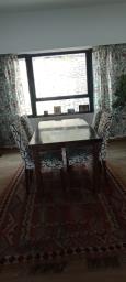 Solid wood dining table and chairs image 4