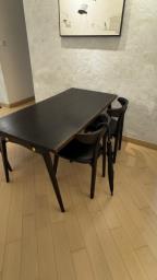 Solid Wood Dining table and chairs image 1