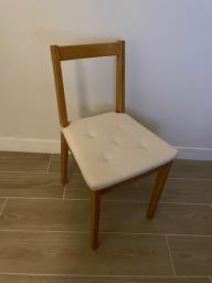Solid Wood Muji Dining Table  4 Chairs image 4