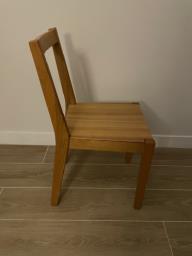 Solid Wood Muji Dining Table  4 Chairs image 7
