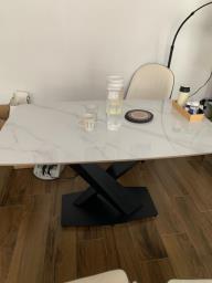 Stone Dinning Table and Chairs X4 image 2