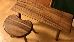 Teak Round Dining Table - Solid Hardwood image 4