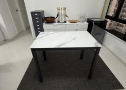 Used dining table with 2 chairs image 3