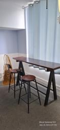 Wooden Bar table Set image 2