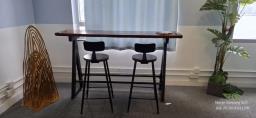 Wooden Bar table Set image 1