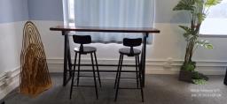 Wooden Bar table Set image 4