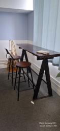 Wooden Bar table Set image 3