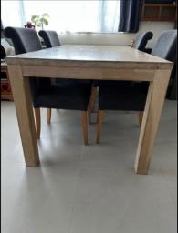 Wooden Table  Chairs image 2