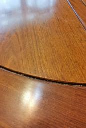 Yellow rosewood dining table image 5