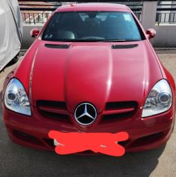 Benz Skl200k Red Race Car rare image 1